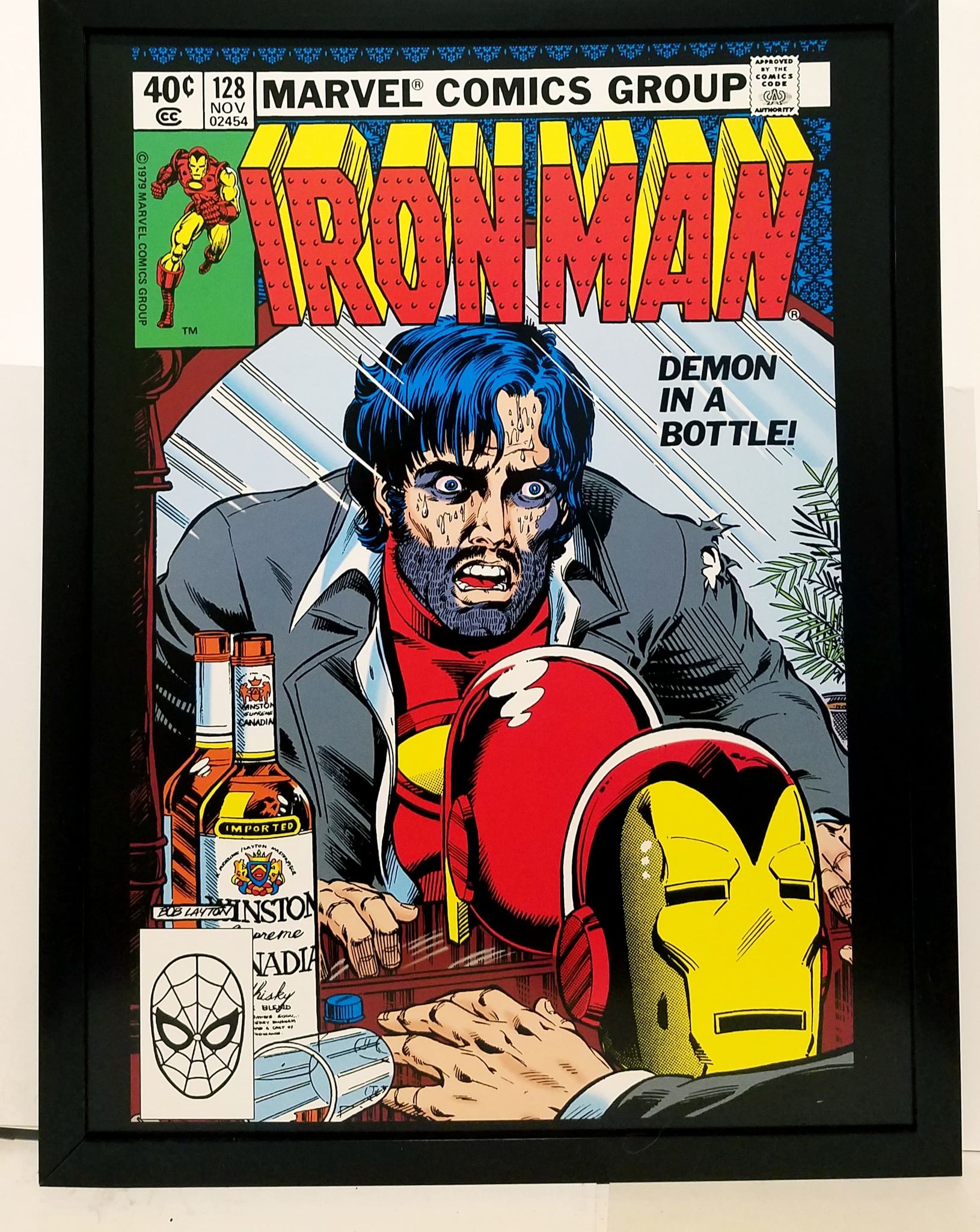 Iron Man #235 graded hotsell comic book signed Bob Layton Marvel 1988