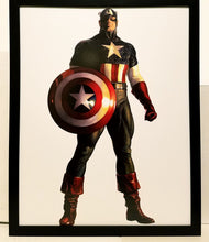 Load image into Gallery viewer, Captain America Avengers Timeless by Alex Ross FRAMED 11x14 Art Print Marvel Comics Poster
