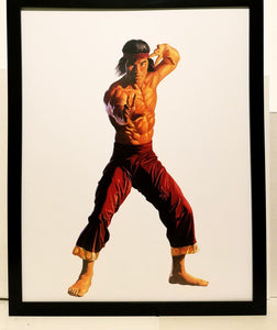 Shang Chi Master of Kung Fu Timeless by Alex Ross FRAMED 11x14 Art Print Marvel Comics Poster