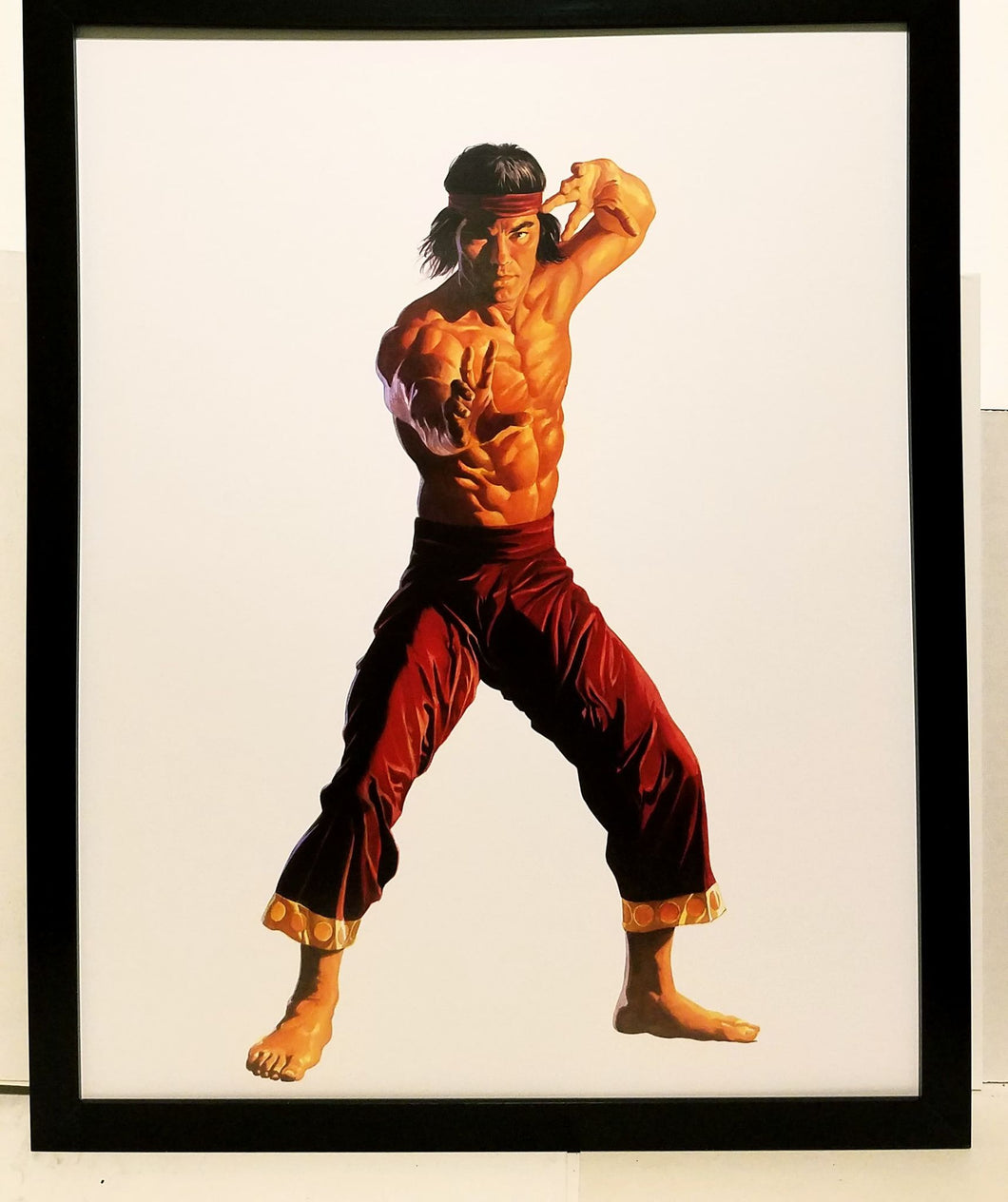 Shang Chi Master of Kung Fu Timeless by Alex Ross FRAMED 11x14 Art Print Marvel Comics Poster