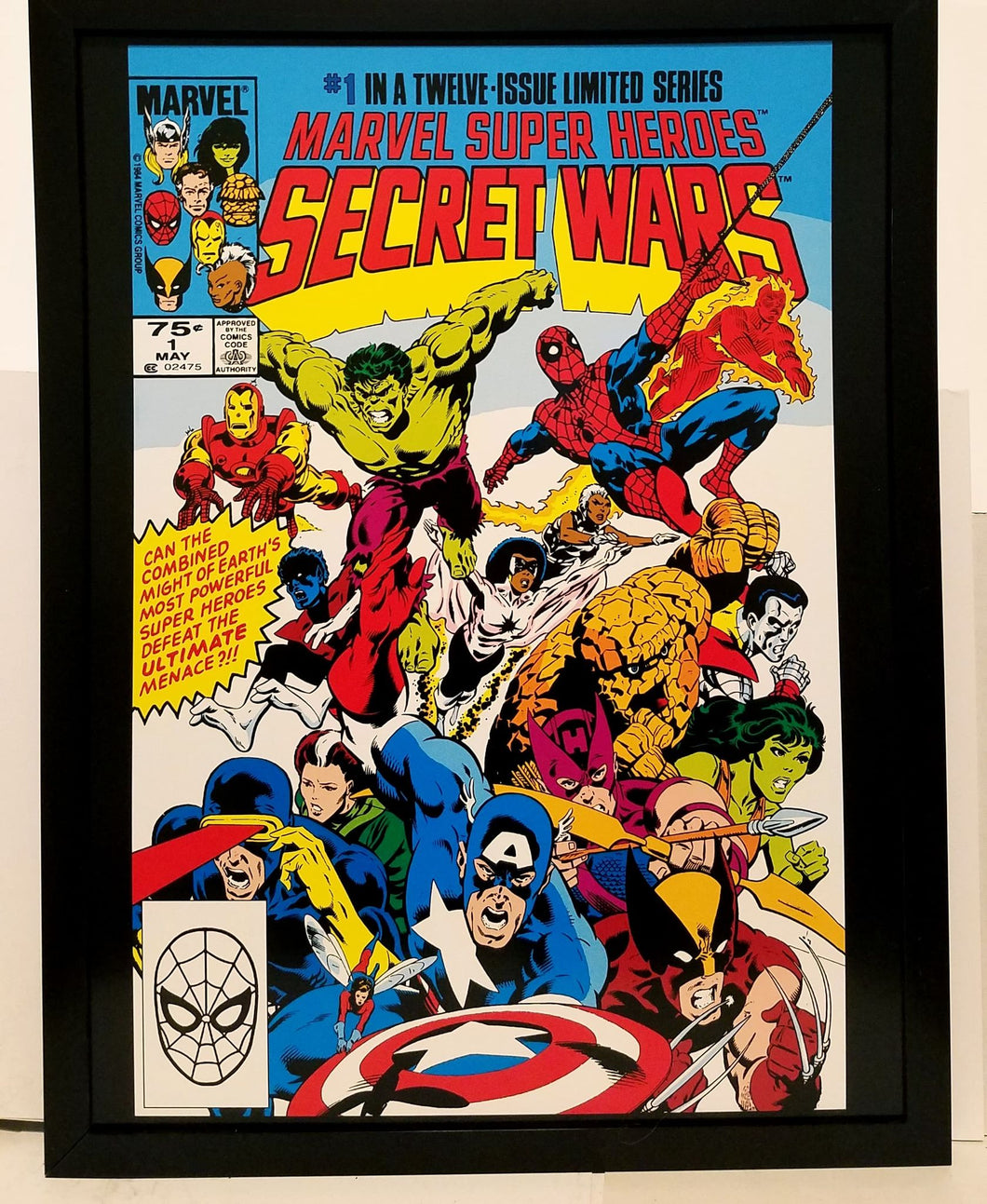 Secret Wars #1 by Mike Zeck 12x16 FRAMED Art Print Marvel Comics Poster