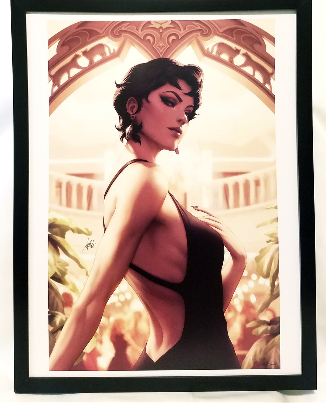 Catwoman Selina Kyle by Stanley Artgerm Lau FRAMED 12x16 Art Print DC Comics Poster