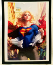 Load image into Gallery viewer, Supergirl by Stanley Artgerm Lau FRAMED 12x16 Art Print DC Comics Poster
