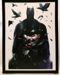 Batman Penguin by Francesco Mattina FRAMED 12x16 Art Print DC Comics Poster