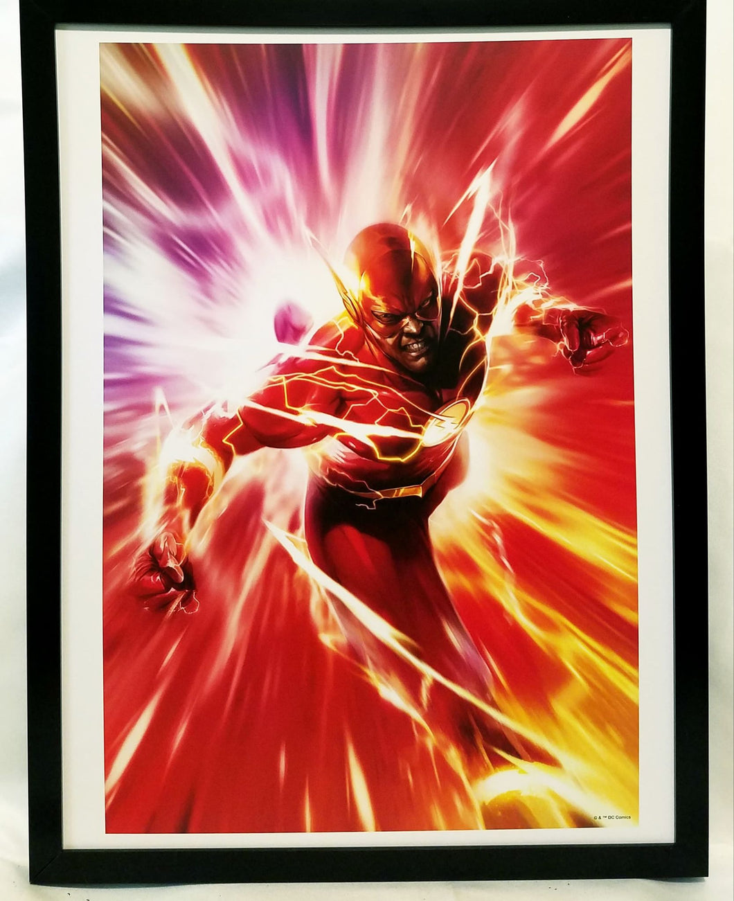 Flash by Francesco Mattina FRAMED 12x16 Art Print DC Comics Poster