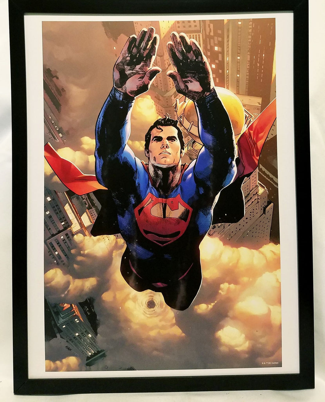 Superman by Clay Mann FRAMED 12x16 Art Print Poster DC Comics
