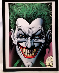 Joker by Brian Bolland FRAMED 12x16 Art Print DC Comics Poster