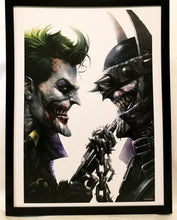 Load image into Gallery viewer, Joker Batman Who Laughs by Francesco Mattina FRAMED 12x16 Art Print DC Comics Poster
