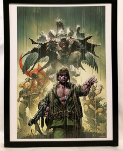 Sgt. Rock Batman Zombie DCeased by Brad Anderson FRAMED 12x16 Art Print Poster DC Comics