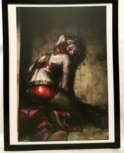 Load image into Gallery viewer, Harley Quinn Zombie DCeased by Jeehyung Lee FRAMED 12x16 Art Print Poster DC Comics
