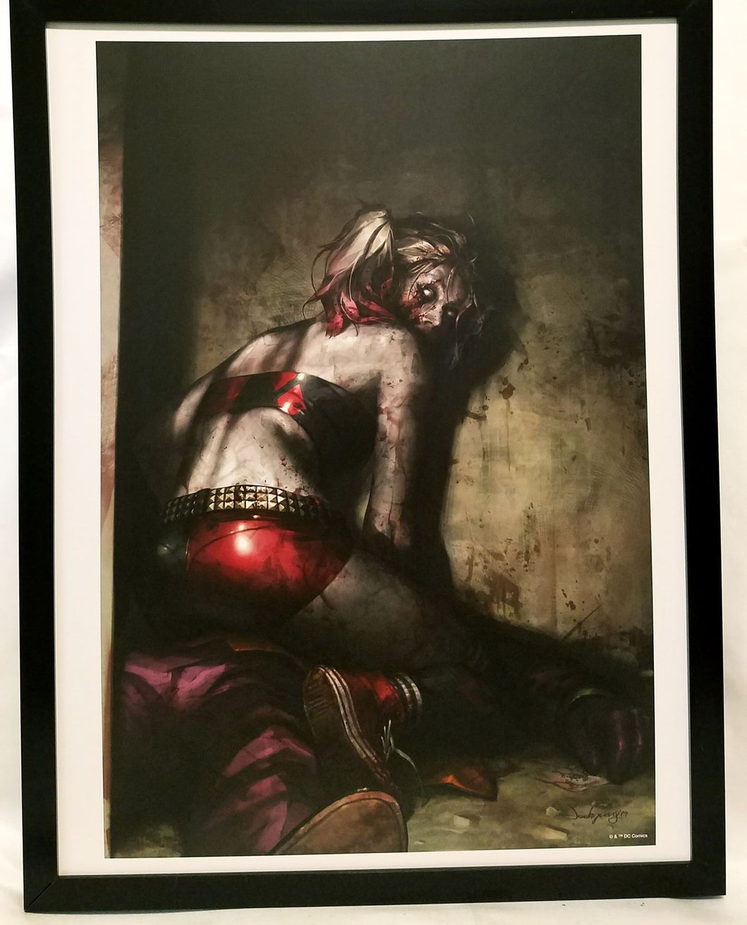 Harley Quinn Zombie DCeased by Jeehyung Lee FRAMED 12x16 Art Print Poster DC Comics