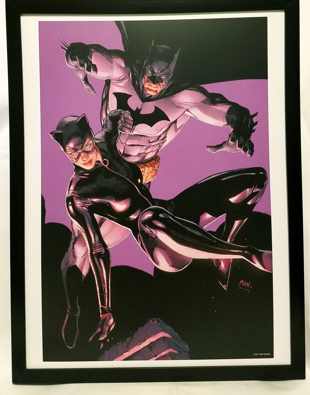 Batman Catwoman by Clay Mann 12x16 Art Print Poster DC Comics