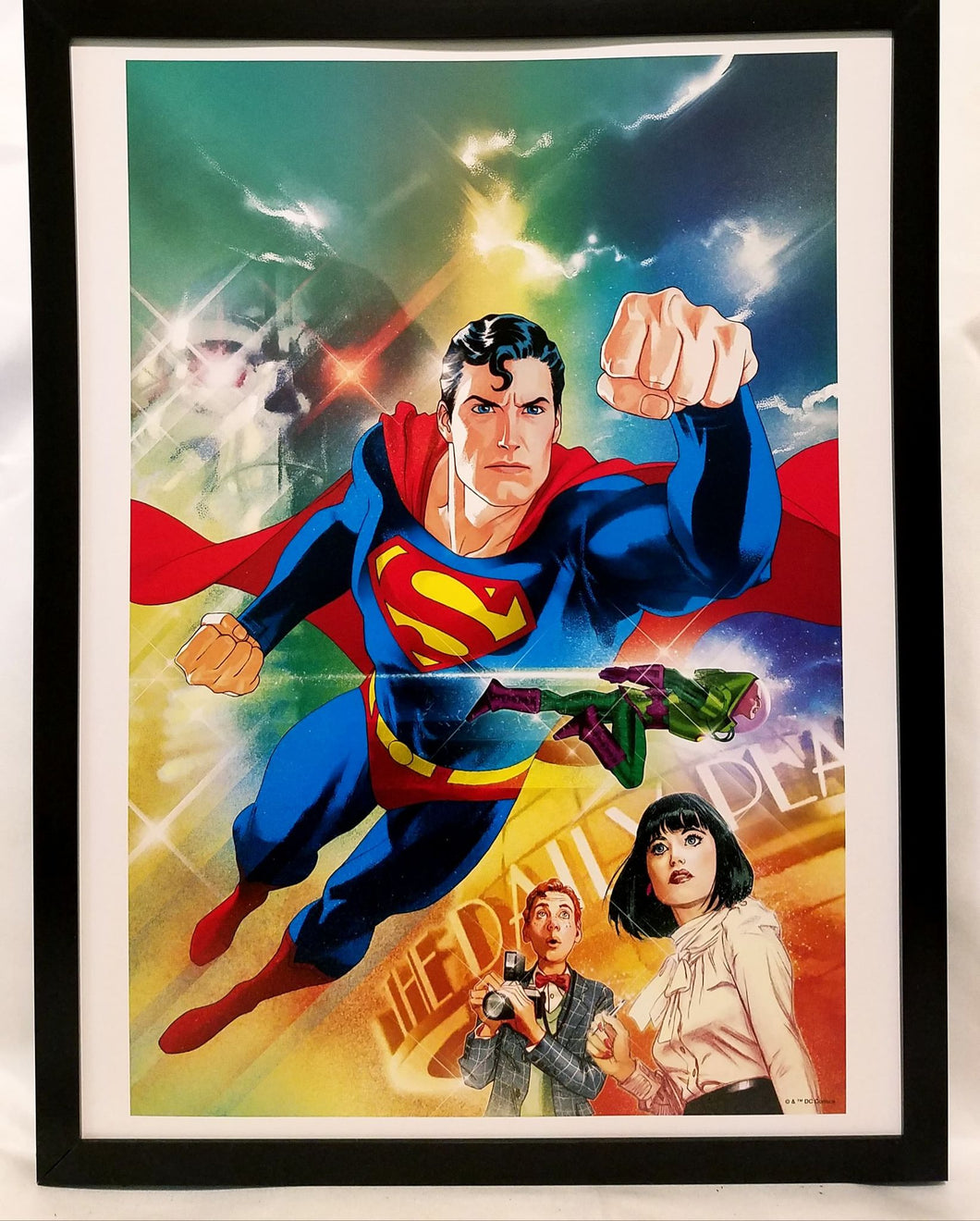 Superman by Joshua Middleton FRAMED 12x16 Art Print Poster DC Comics