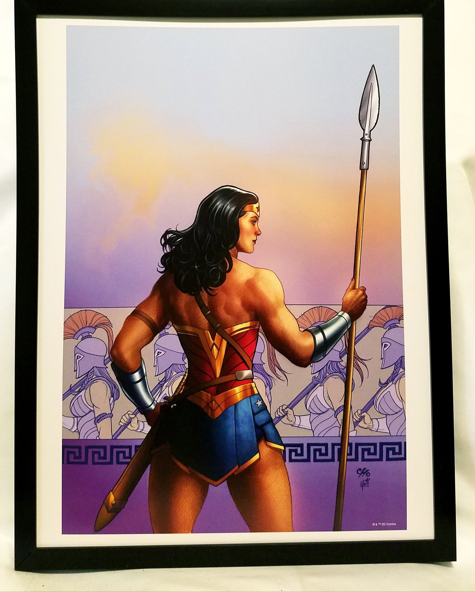 Wonder Woman by Frank Cho FRAMED 12x16 Art Print DC Comics Poster