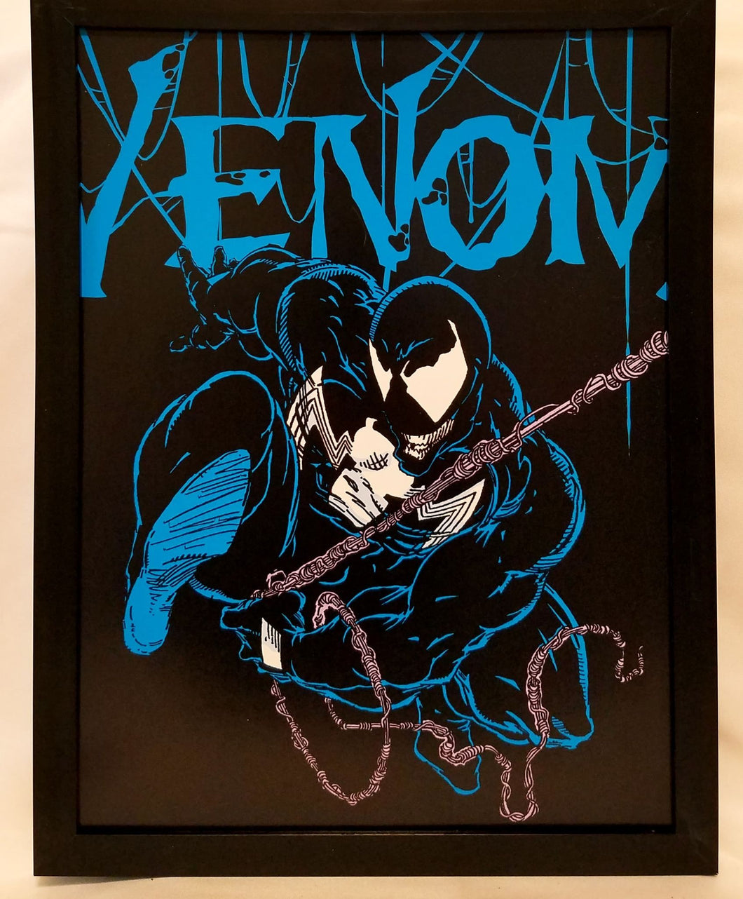 Venom by Todd McFarlane FRAMED 9x12 Art Print Marvel Comics Poster