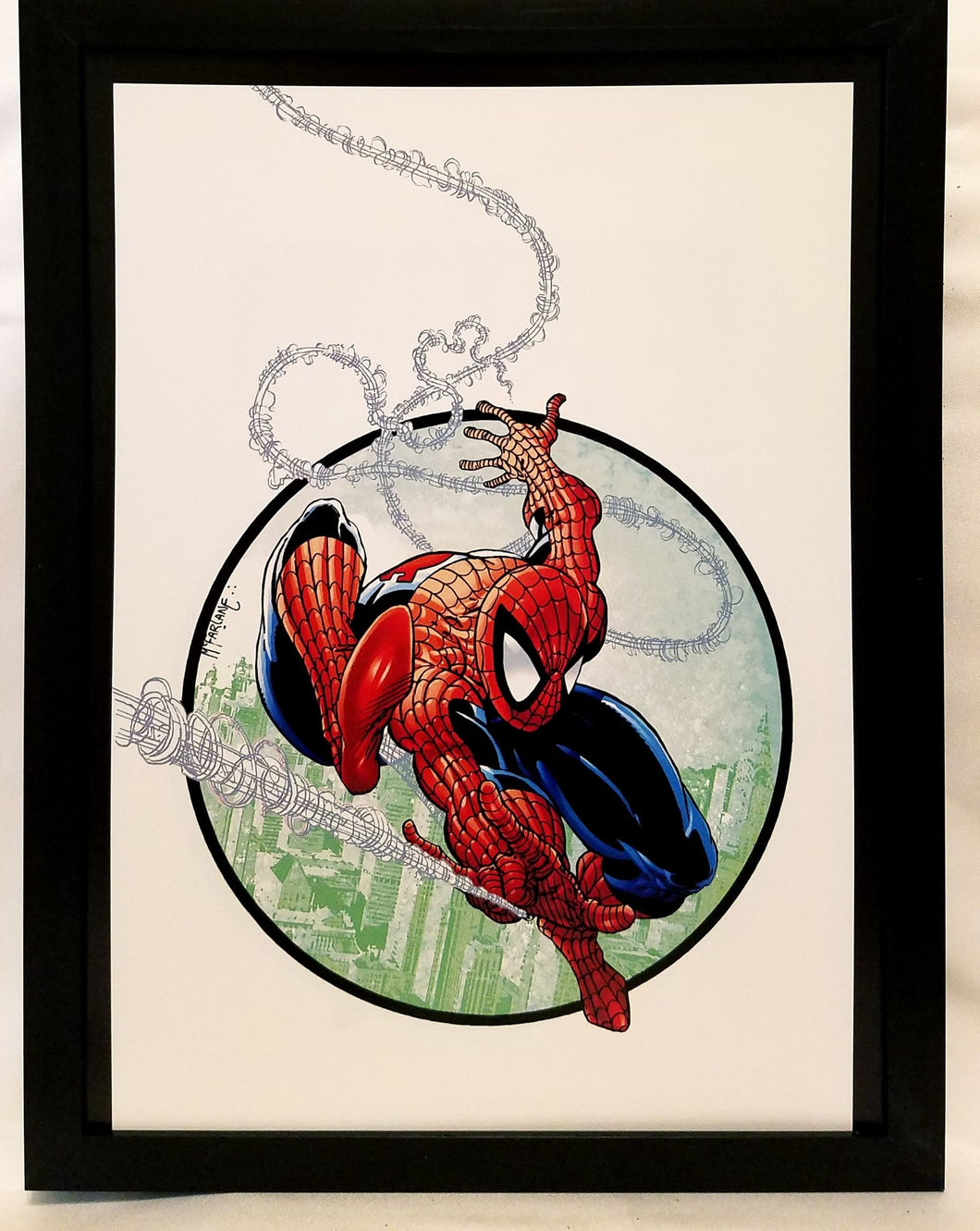 Amazing Spider-Man by Todd McFarlane FRAMED 9x12 Art Print Marvel Comics Poster
