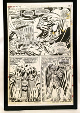 Load image into Gallery viewer, Fantastic Four Annual #6 pg. 12 by Jack Kirby 11x17 FRAMED Original Art Poster Marvel Comics
