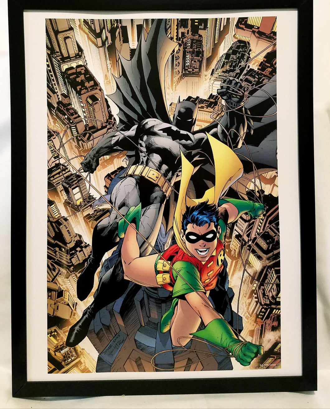 All-Star Batman & Robin by Jim Lee FRAMED 12x16 Art Print DC Comics Poster