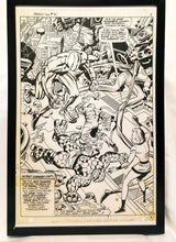 Load image into Gallery viewer, Fantastic Four #71 pg. 2 by Jack Kirby 11x17 FRAMED Original Art Poster Marvel Comics
