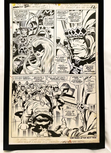 Fantastic Four #82 pg. 9 by Jack Kirby 11x17 FRAMED Original Art Poster Marvel Comics