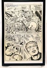 Load image into Gallery viewer, Fantastic Four #84 pg. 2 by Jack Kirby 11x17 FRAMED Original Art Poster Marvel Comics
