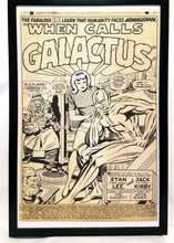 Load image into Gallery viewer, Fantastic Four #74 pg. 1 by Jack Kirby 11x17 FRAMED Original Art Poster Marvel Comics

