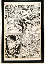 Load image into Gallery viewer, Fantastic Four Annual #6 pg. 22 by Jack Kirby 11x17 FRAMED Original Art Poster Marvel Comics
