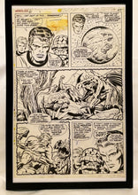 Load image into Gallery viewer, Fantastic Four Annual #6 pg. 36 by Jack Kirby 11x17 FRAMED Original Art Poster Marvel Comics
