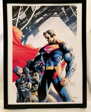 Load image into Gallery viewer, Batman vs. Superman by Jim Lee FRAMED 12x16 Art Print DC Comics Poster
