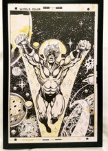 Load image into Gallery viewer, Captain Marvel #29 by Jim Starlin 11x17 FRAMED Original Art Poster Comics
