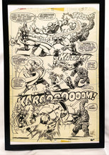 Load image into Gallery viewer, Marvel Two-In-One Annual #2 pg. 37 by Jim Starlin 11x17 FRAMED Original Art Poster Comics
