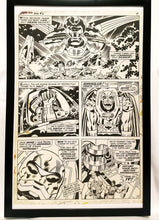 Load image into Gallery viewer, Fantastic Four Annual #6 pg. 4 by Jack Kirby 11x17 FRAMED Original Art Poster Marvel Comics

