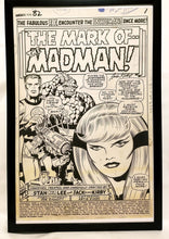 Load image into Gallery viewer, Fantastic Four #82 pg. 1 by Jack Kirby 11x17 FRAMED Original Art Poster Marvel Comics
