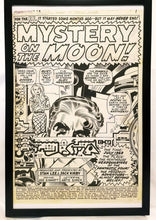 Load image into Gallery viewer, Fantastic Four #98 pg. 1 by Jack Kirby 11x17 FRAMED Original Art Poster Marvel Comics
