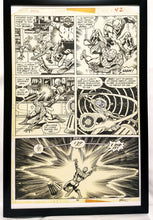 Load image into Gallery viewer, Marvel Two-In-One Annual #2 pg. 42 by Jim Starlin 11x17 FRAMED Original Art Poster Comics
