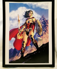 Load image into Gallery viewer, Wonder Woman by Jim Lee FRAMED 12x16 Art Print DC Comics Poster
