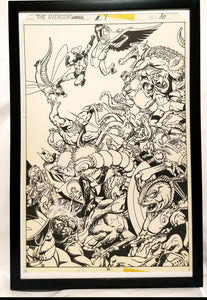 Avengers Annual #7 pg. 30 by Jim Starlin 11x17 FRAMED Original Art Poster Marvel Comics