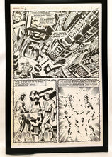 Load image into Gallery viewer, Fantastic Four Annual #6 pg. 37 by Jack Kirby 11x17 FRAMED Original Art Poster Marvel Comics
