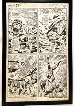 Load image into Gallery viewer, Fantastic Four #82 pg. 6 by Jack Kirby 11x17 FRAMED Original Art Poster Marvel Comics
