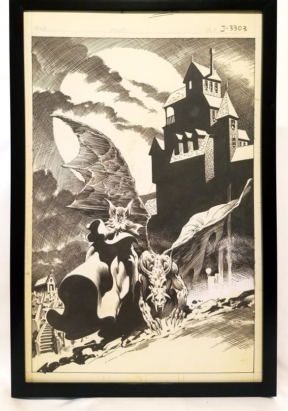 House of Mystery #225 pg. 1 by Bernie Wrightson 11x17 FRAMED Original Art Poster DC Comics