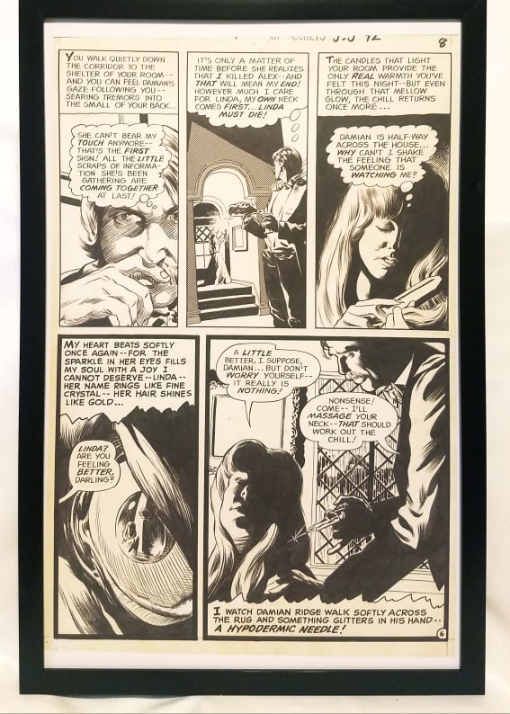 House of Secrets #92 pg. 6 by Bernie Wrightson 11x17 FRAMED Original Art Poster DC Comics