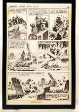 Load image into Gallery viewer, Swamp Thing #10 pg. 16 by Bernie Wrightson 11x17 FRAMED Original Art Poster DC Comics
