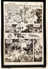 Load image into Gallery viewer, Swamp Thing #5 pg. 5 by Bernie Wrightson 11x17 FRAMED Original Art Poster DC Comics

