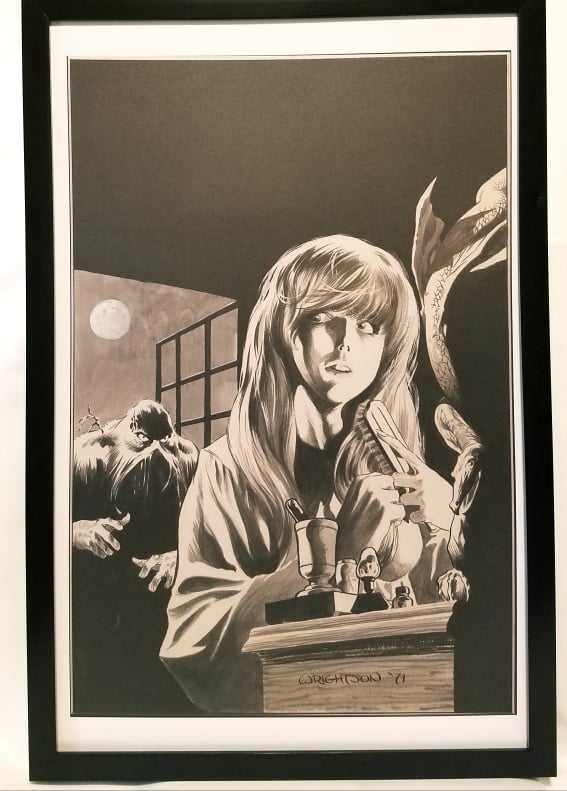 House of Secrets #92 by Bernie Wrightson 11x17 FRAMED Original Art Poster DC Comics