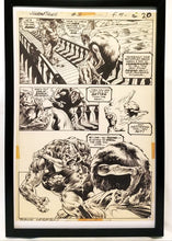 Load image into Gallery viewer, Swamp Thing #3 pg. 16 by Bernie Wrightson 11x17 FRAMED Original Art Poster DC Comics
