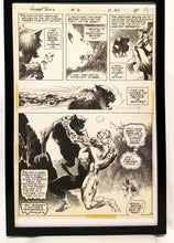 Load image into Gallery viewer, Swamp Thing #4 pg. 13 by Bernie Wrightson 11x17 FRAMED Original Art Poster DC Comics
