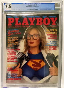 Playboy Magazine August 1981 CGC 7.5 - Valerie Perrine Superman cover, highest on census!