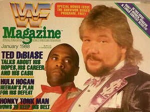 WWF Magazine January 1988 CGC 9.4 -Ted DiBiase's 1st WWF cover, highest on census!
