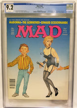 Load image into Gallery viewer, MAD Magazine#304 July 1991 CGC 9.2 - Madonna cover!
