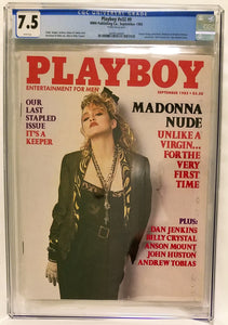 Playboy Magazine September 1985 CGC 7.5 - Madonna cover